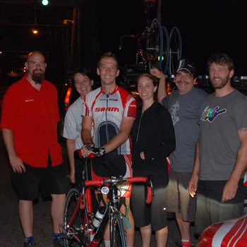 Matt Roy with Maine Ride Crew